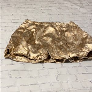 COPY - J Crew skirt gold mini balloon skirt preowned